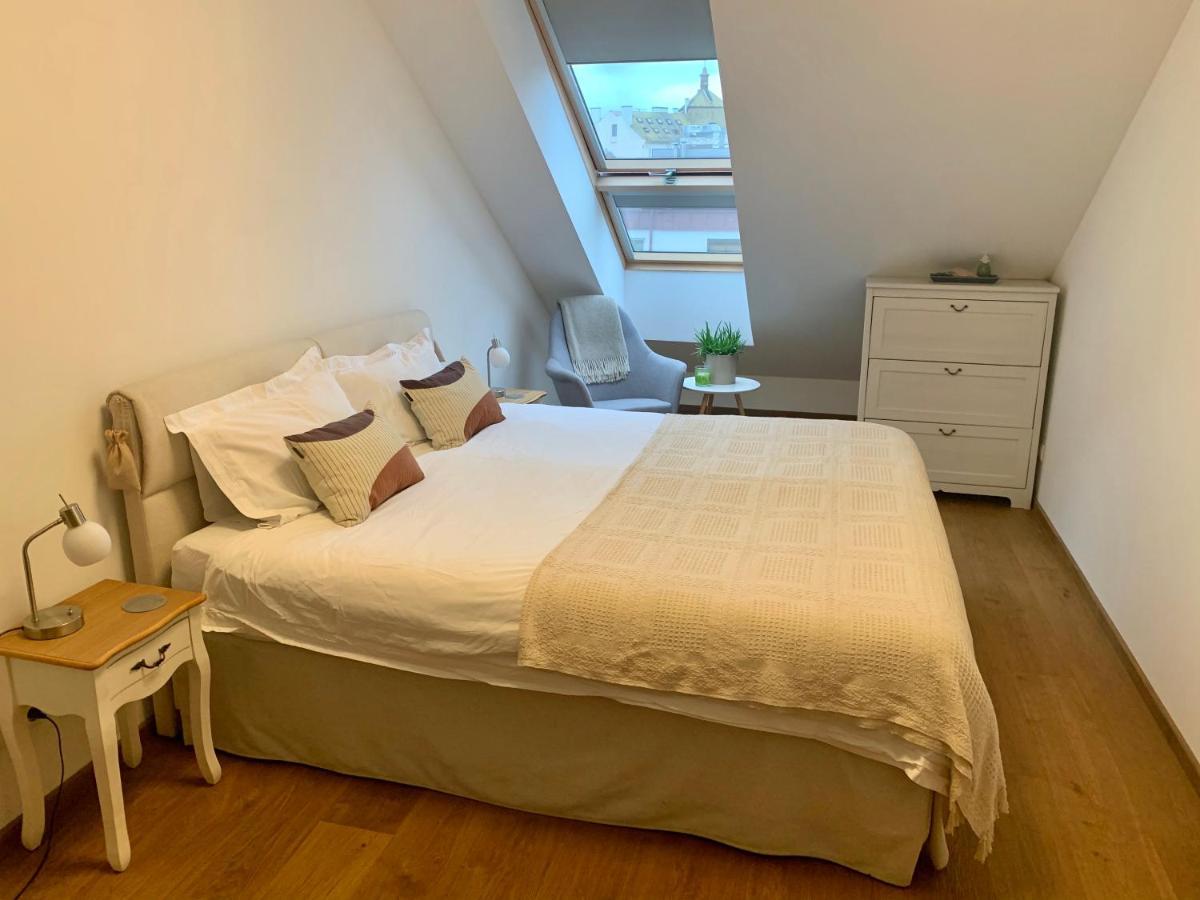 Bl - The Penthouse, 24Hr Self Check-In, 2 Bedrooms, Fireplace, Ac, Panoramic View From Main Balcony, 3-Minute Walk To City Center Banská Bystrica Eksteriør bilde