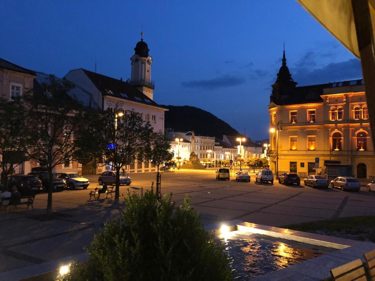 Bl - The Penthouse, 24Hr Self Check-In, 2 Bedrooms, Fireplace, Ac, Panoramic View From Main Balcony, 3-Minute Walk To City Center Banská Bystrica Eksteriør bilde