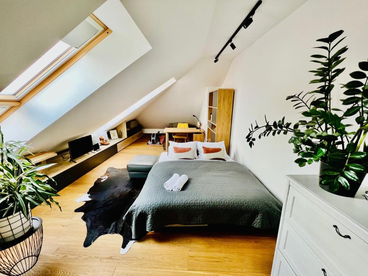Bl - The Penthouse, 24Hr Self Check-In, 2 Bedrooms, Fireplace, Ac, Panoramic View From Main Balcony, 3-Minute Walk To City Center Banská Bystrica Eksteriør bilde